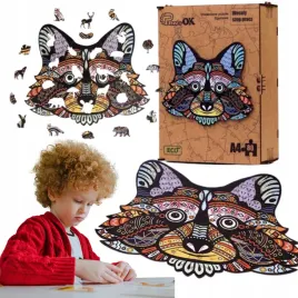 puzzle-drewniane-ukladanka-wesoly-szop-pracz-zwierze-zestaw-puzzli-a4-pua4