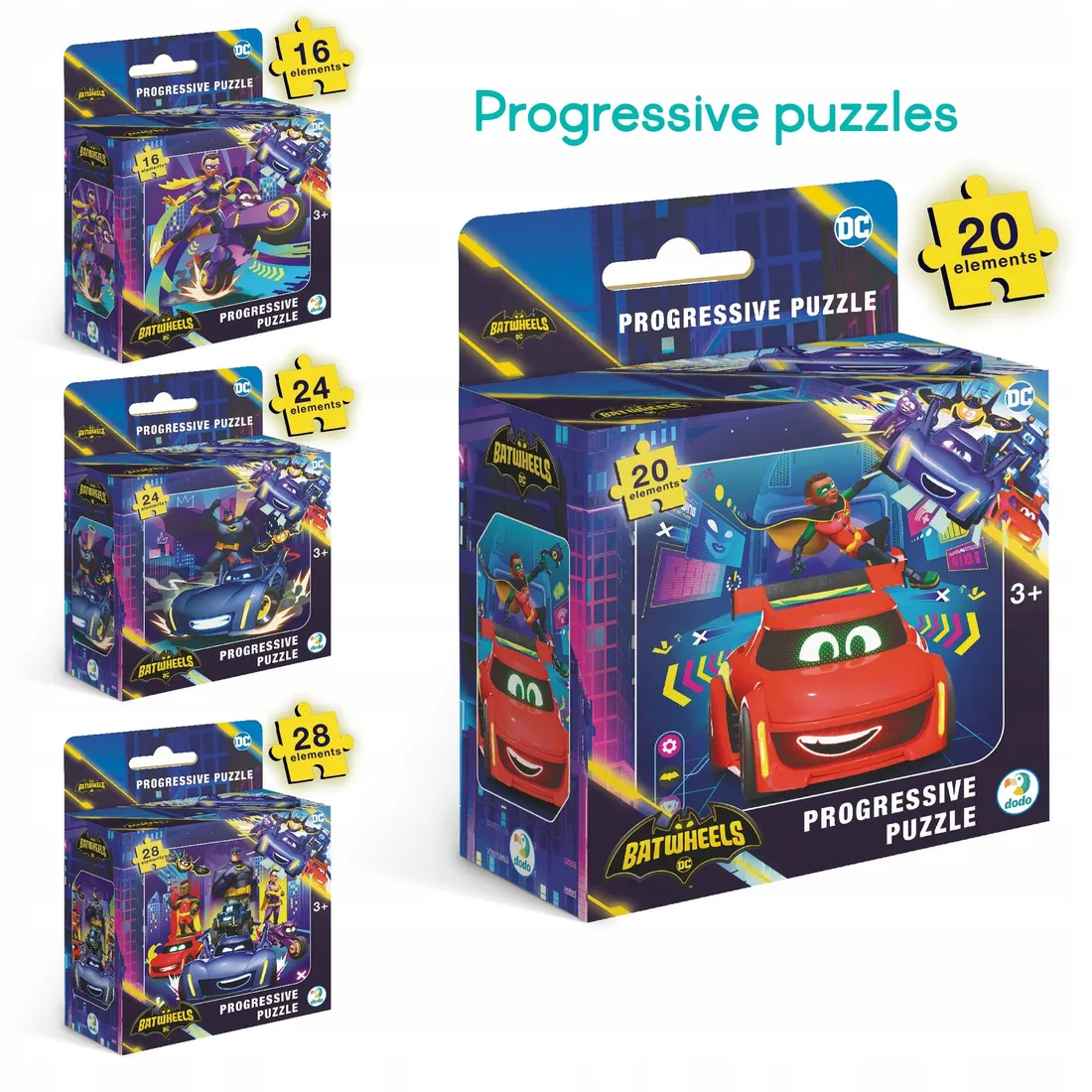 puzzle-20-batwheels-czerwony-ptak-stan-nowy