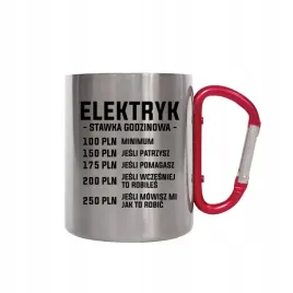 kubek-metalowy-z-karabinczykiem-na-prezent-elektryk-stawka-godzinowa