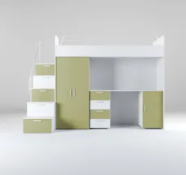 antresola-raj-4s-ze-stelazem-biurko-z-szafa-i-schodkami-oliwkowy-mat