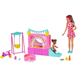 barbie-lalka-opiekunka-dmuchany-zamek-husatwka-zestaw-mattel