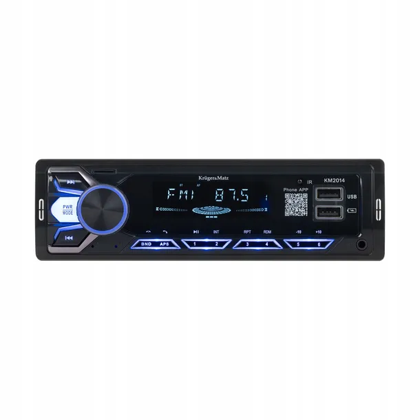 radio-samochodowe-krugerandmatz-km2014aux-usb-x2-mp3-bluetooth-marka-krugerandmatz