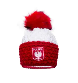 polska-czapka-zimowa-dla-kibica-polski-z-polarem-z-pomponem