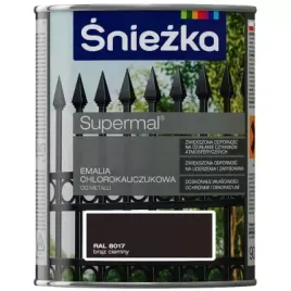 sniezka-supermalr-emalia-chlorokauczukowa-ral8017-braz-ciemny-polysk-900-ml