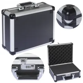 Zdjęcie produktu Walizka narzędziowa ALUMINIUM wkład piankowy ZAMEK szyfrowy 275x135x335 mm