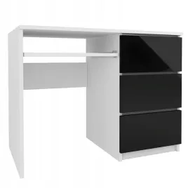 biurko-komputerowe-100-cm-3-szuflady-biurowe-lewe-prawe-biale-czarny-polysk