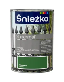 sniezka-supermal-emalia-chlorokauczukowa-ral6002-zielony-polysk-900-ml