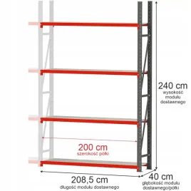 regal-magazynowy-metalowy-4-polkowy-240x2085x40-cm-1400kg-dostawny-fortis