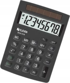 kalkulator-biurowy-eleven-ecc-210-ekologiczny-8-cyfr-czarny