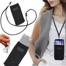 etui-skarpeta-pokrowiec-na-telefon-klucze-karte-rozciagliwe-smycz-czarne