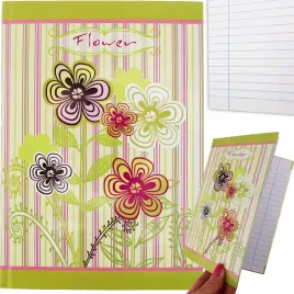 zeszyt-96-kartek-w-linie-marginesy-brulion-a5-kartkowy-twarda-okladka-kwiat