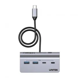 unitek-hub-alumininiowy-usb-a-usb-c-z-4-portami-5gbps