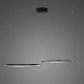 lampa-wiszaca-ledowe-okregi-no-2-60cm-3k-czarna-sciemnialna