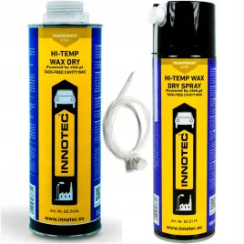 suchy-wosk-bezbarwny-innotec-hi-temp-wax-dry-1l-spray-zestaw-konserwacja