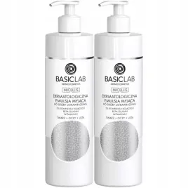dermo-emulsja-myjaca-basiclab-skora-wrazliwa-i-delikatna-2x300ml-witamina-e
