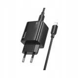 hoco-ladowarka-sieciowa-2-x-typ-c-2x-usb-a-kabel-typ-c-do-lightning-pd-stan-nowy