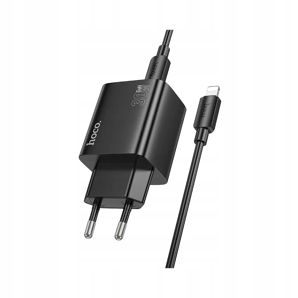hoco-ladowarka-sieciowa-2-x-typ-c-2x-usb-a-kabel-typ-c-do-lightning-pd