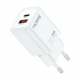 tiross-morre-ladowarka-usb-usb-c-30w-biala