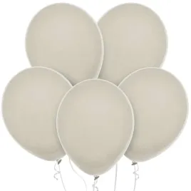 balony-pastel-dust-white-decomex-bezowy-18-25-szt