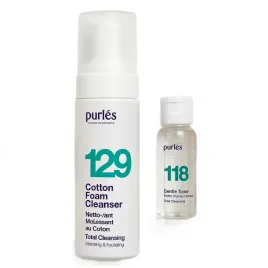 purles-129-pianka-myjaca-purles-118-delikatny-tonik-zestaw-oczyszczajac