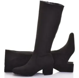 damskie-kozaki-zamszowe-na-obcasie-czarne-przed-kolano-eleganckie-modne