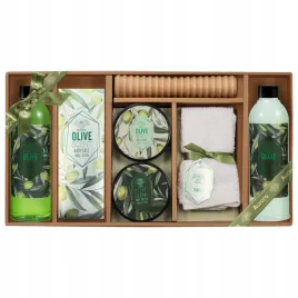 aurora-zestaw-prezentowy-pudelko-olive-scent-z-masazerem-7-elementow