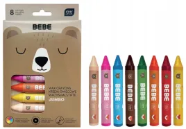 kredki-swiecowe-jumbo-8-kolorow-bebe-friends-interdruk