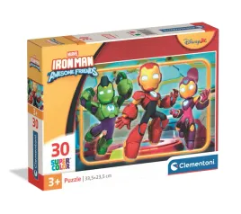 puzzle-dla-dzieci-30-elementow-iron-man-and-his-awesome-friends-clementoni