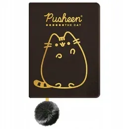 notatnik-pluszowy-a5-96-kartek-pusheen-gold