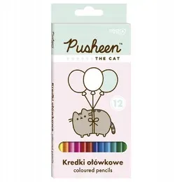 kredki-olowkowe-trojkatne-12-kolorow-pusheen