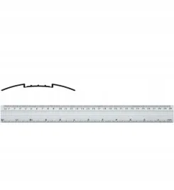 linijka-grand-aluminiowa-30-cm-przekroj-luk
