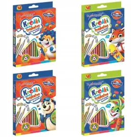 kredki-szkolne-trojkatne-18-kolorow-bambino-zwierzaki-uczniaki
