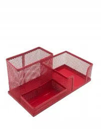 organizer-na-dlugopisy-biurko-przybornik-z-siatki-pg9058-czerwony-penandgo