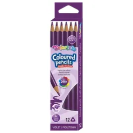 kredki-olowkowe-trojkatne-12-sztuk-fioletowa-colorino