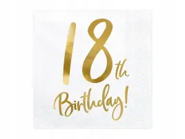serwetki-18th-birthday-bialy-33x33cm-20-szt-18-urodziny-party-deco