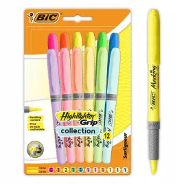 zakreslacze-bic-12-szt-highlighter-grip-scieta-koncowka-rozne-kolory-miks
