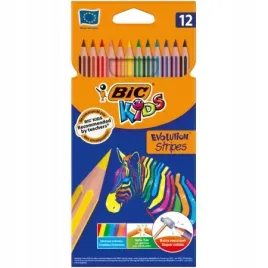 kredki-olowkowe-evolution-stripes-12-kolorow-bic
