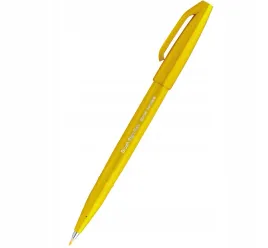 pisak-pedzelkowy-do-kaligrafii-zolty-brush-sign-ses15c-pentel