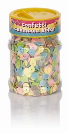 confetti-cekinowe-kolka-astra-creativo-pastel-mix-kolorow-100g