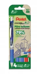 zestaw-4-szt-pior-kulkowych-energel-czerwony-niebieski-bl77e-eco-pentel