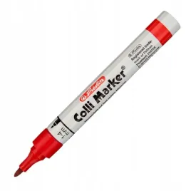 marker-permanentny-herlitz-colli-wodoodporny-okragly-czerwony