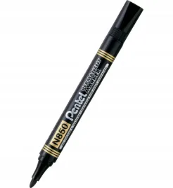 marker-czarny-permanentny-z-okragla-koncowka-n850-pentel
