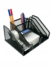 organizer-na-biurko-6-komor-na-tasme-pg9092-przybornik-siatka-czarny-penandgo