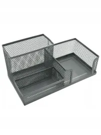 organizer-na-dlugopisy-biurko-przybornik-z-siatki-pg9058-srebrny-penandgo