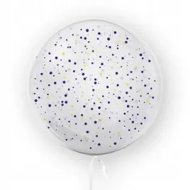 balon-45-cm-kropki-niebieski-zolty-tuban