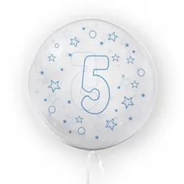 balon-45-cm-cyfra-5-gwiazdki-niebieski-tuban