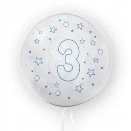 balon-45-cm-cyfra-3-gwiazdki-niebieski-tuban