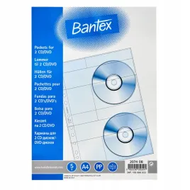 koszulka-a4-na-2-cd-dvd-5szt-bantex-obwoluta-groszkowa-180-mic