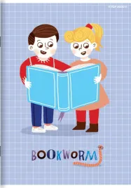 zeszyt-top-2000-bookworm-retro-a5-16-kartek-linia-podwojna