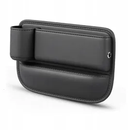 Zdjęcie produktu SCHOWEK MIĘDZY FOTELE SAMOCHODOWE Z UCHWYTEM NA KUBEK EKOSKÓRA ORGANIZER